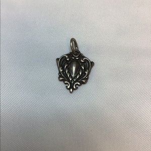 VINTAGE STERLING SILVER VICTORIAN PENDANT CHARM